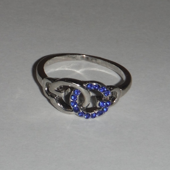 GG Fashion Ring-Blue - Picture 1 of 2